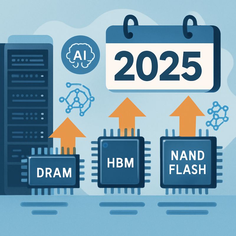 Memory & Flash Market Watch – August 2025